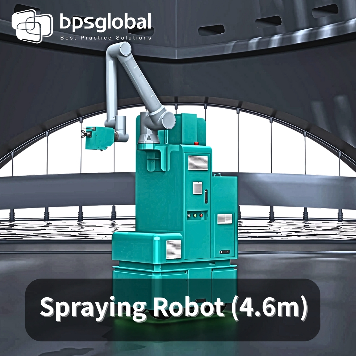 4.6m Spray Painting Robot - Ideal for Commercial and Institutional Use